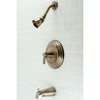 Kingston Brass KB3633NDL Tub and Shower Faucet, Antique Brass KB3633NDL